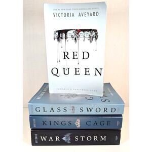 Near Complete Set RED QUEEN Books Series by Victoria Aveyard vol. 1-4 PB